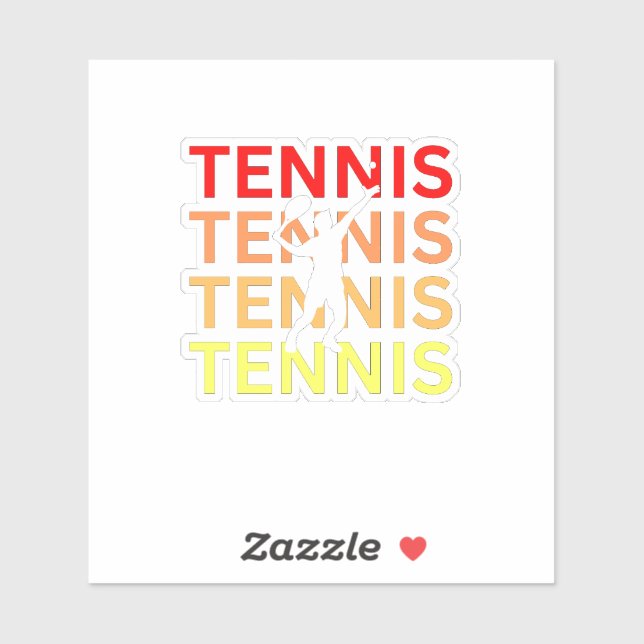 Sticker Tennis (Feuille)