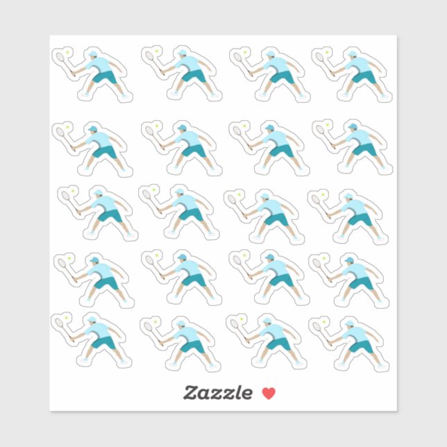 Sticker Tennis (Feuille)