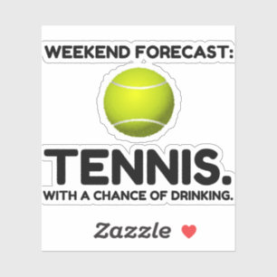 STICKER TENNIS DE LA FIN DE SEMAINE