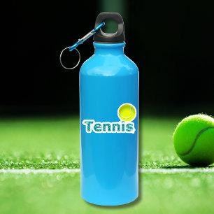 Sticker Tennis Vert Pailleté Avec Balle De Tennis