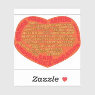 Sticker Termes d'amour