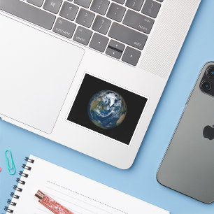 Sticker Terre Avec Nuages Et Glace De Mer 2