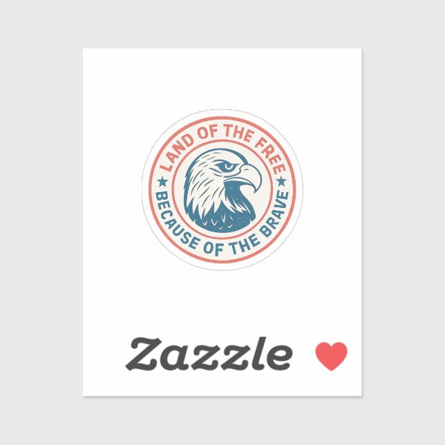 Sticker Terre de l'Aigle Libre (Feuille)