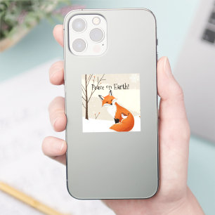 Sticker Terre de Paix sur mesure Minimaliste animal de ren