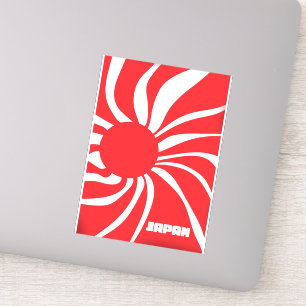 Sticker Terre du Soleil Levant - le Japon