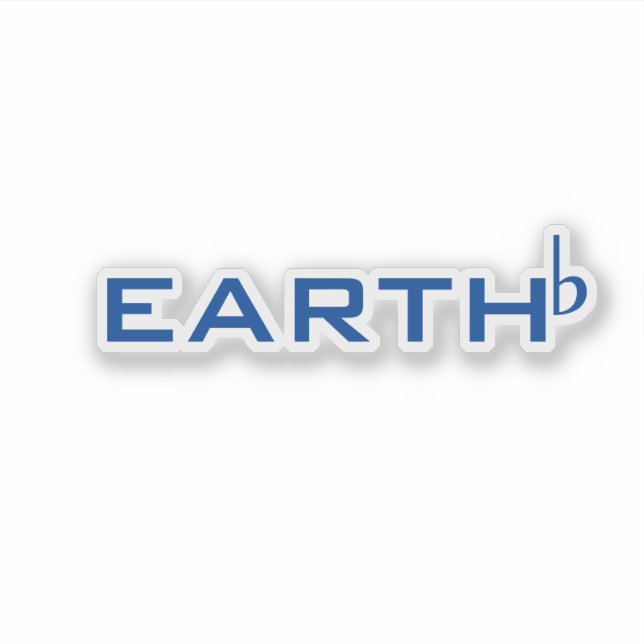 Sticker Terre plate (Devant)