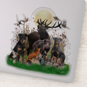 Sticker Terrier de chasse allemand (Jagdterrier)