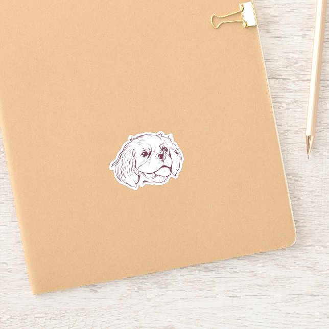 Sticker Tête de Cavalier  (Carnet)