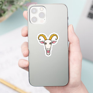 Sticker Tête de chèvre