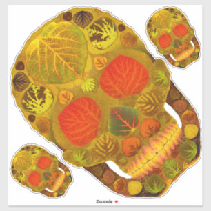 Sticker Tête de feuille d'aspect 12