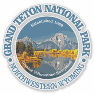 Sticker Teton grand NP