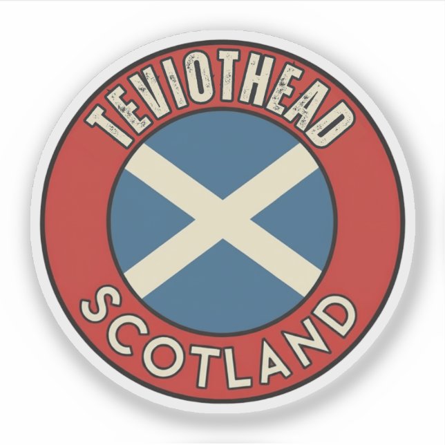 Sticker Teviothead, Scotland (Devant)