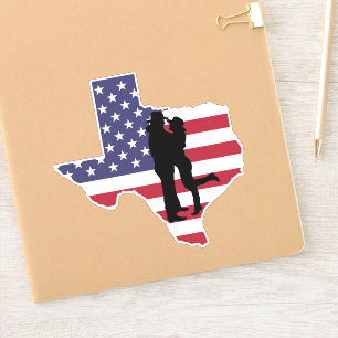 Sticker texan pur