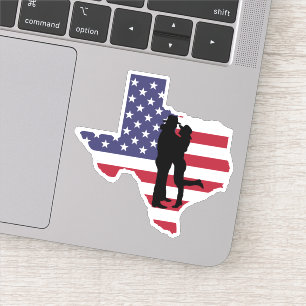 Sticker texan pur