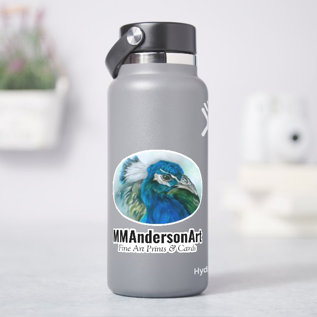 Sticker Texte d'art Peacock (HydroFlask)
