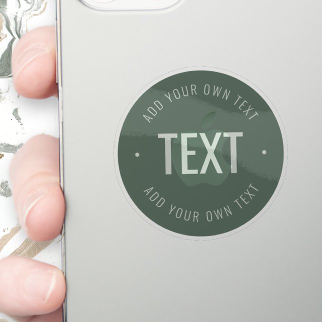 Sticker Texte et couleurs modifiables transparent (Créateur téléchargé)