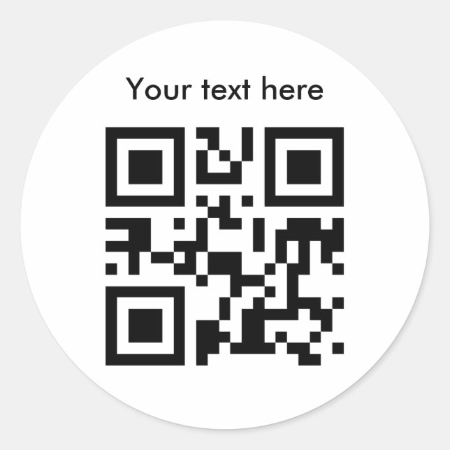 Sticker (texte personnalisé) (Devant)