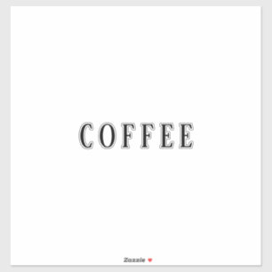 Sticker Texte personnalisé simple pour une fête cool autou