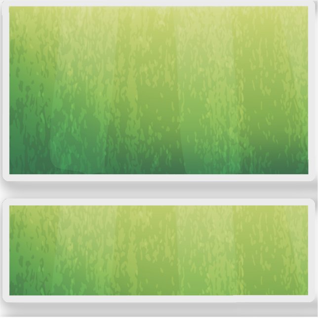 Sticker Texture de peinture aquarelle verte de pastèque (Devant)