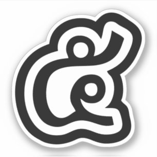 Sticker Thaïlande Numéro 5 / Cinq / ๕ (Haa/Ha) Script Thaï