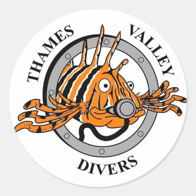 sticker Thames Valley Divers (Devant)