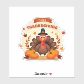 Sticker Thanksgiving large chicken