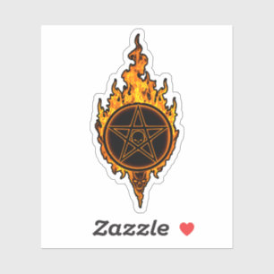 Sticker The Blazing Pentagram