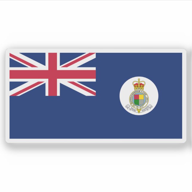 Sticker The British Windward Islands flag, British colony (Devant)