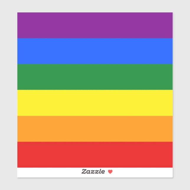 Sticker The Colors of the rainbow (Feuille)