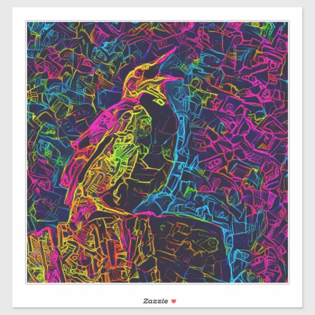 Sticker The Lonely Bird 3 (Feuille)