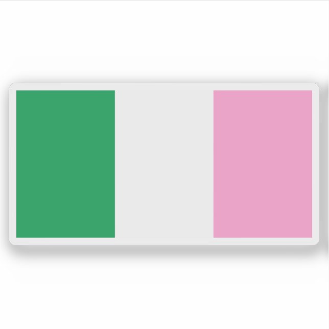 Sticker The Newfoundland Tricolour flag, Canada (Devant)