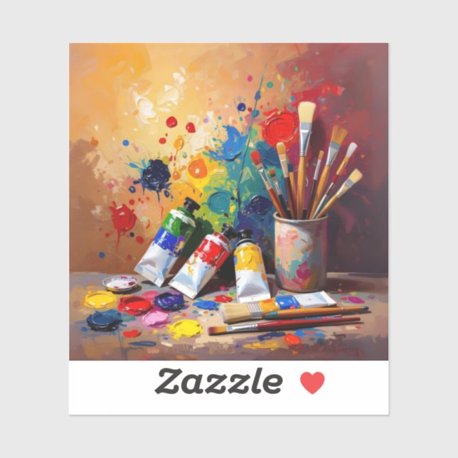 Sticker The Tools Of Imagination - Square Vinyl (Feuille)