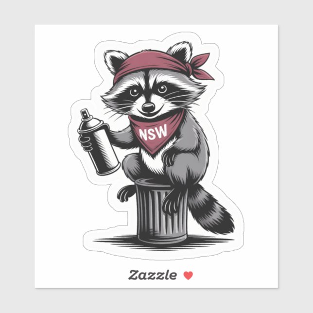 Sticker The Trash King (Feuille)