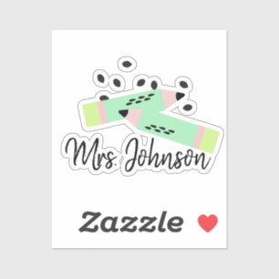 Sticker Thème de la pastèque Retour à l'école Professeurs 