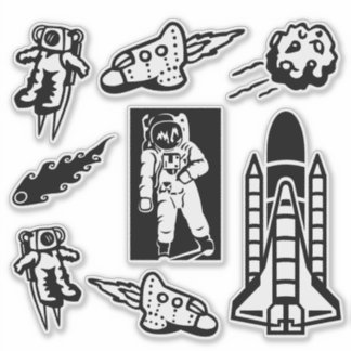 Sticker Thème Espace