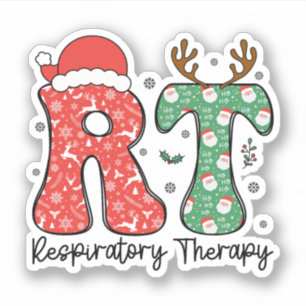 Sticker Thérapeute respiratoire RT Noël