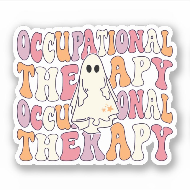 Sticker Thérapeute super Halloween OT (Devant)