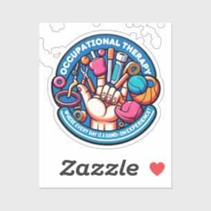 Sticker Thérapie à la main - Thérapie professionnelle