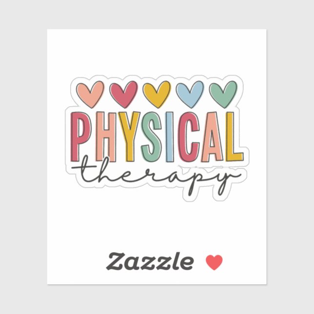 Sticker thérapie physique (Feuille)