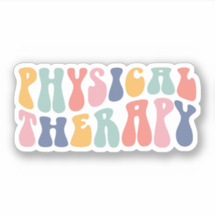 Sticker Thérapie physique, physiothérapeute adjoint PTA