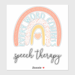 Sticker Thérapie vocale II - Chaque mot compte