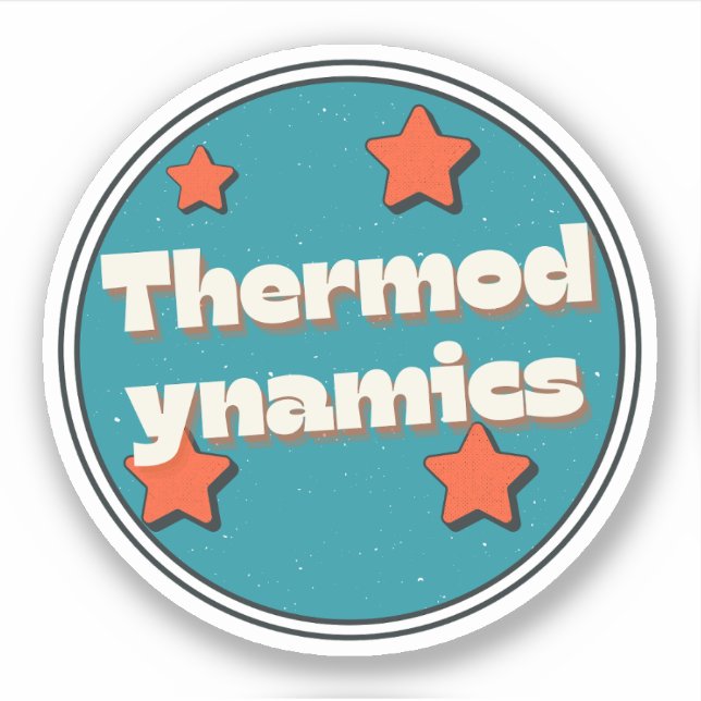 Sticker Thermodynamique (Devant)