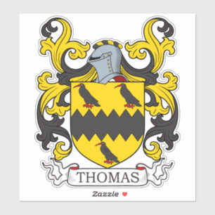 Sticker Thomas Family Crest