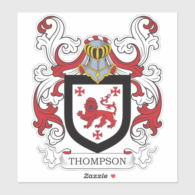 Sticker Thompson Family Crest (Feuille)