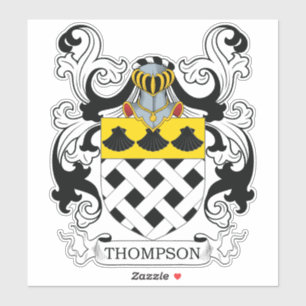 Sticker Thompson Family Crest