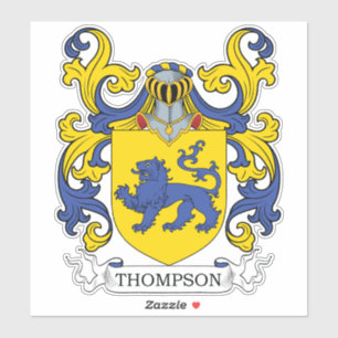 Sticker Thompson Family Crest