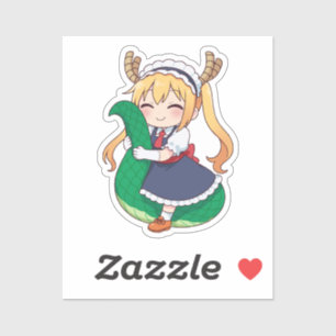 Sticker Thoru Chibi Dragon Maid Art