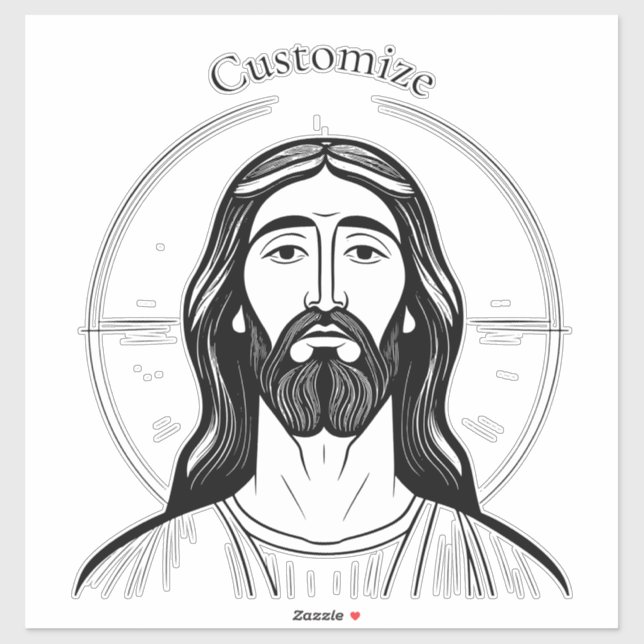 Sticker Thunder_Cove de Jésus-Christ (Feuille)