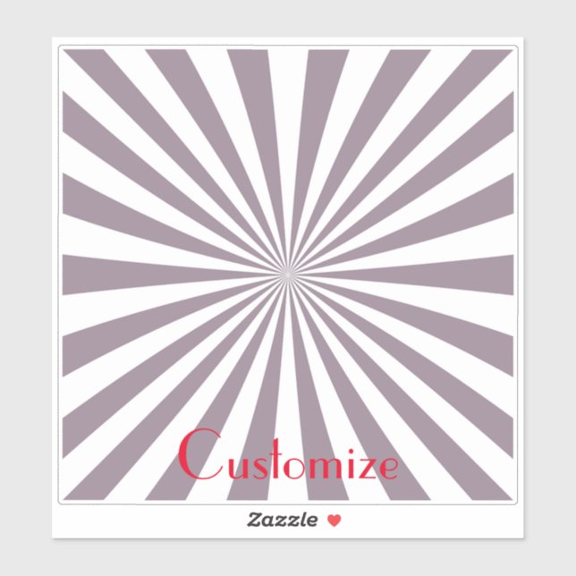 Sticker Thunder_Cove de Starburst Abstrait (Feuille)