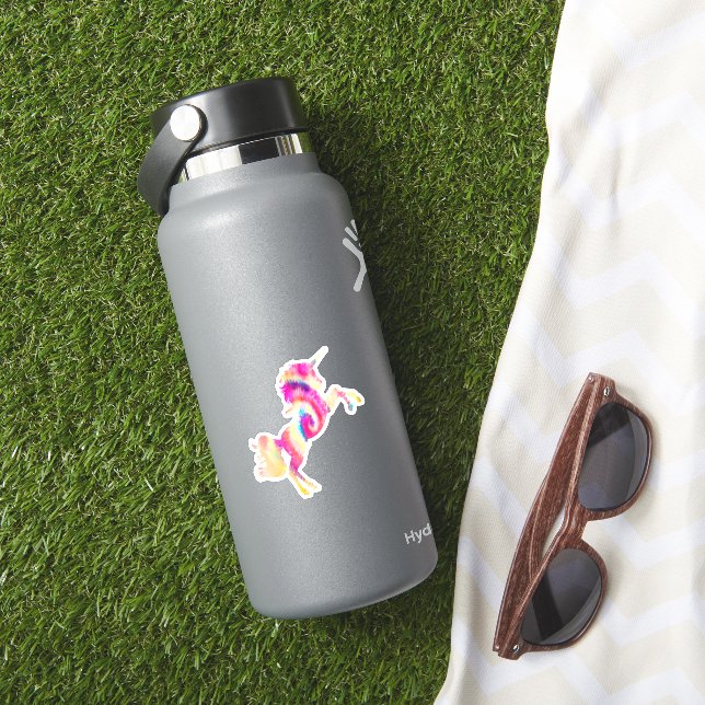 Sticker Tie Dye Unicorn (HydroFlask Insitu)
